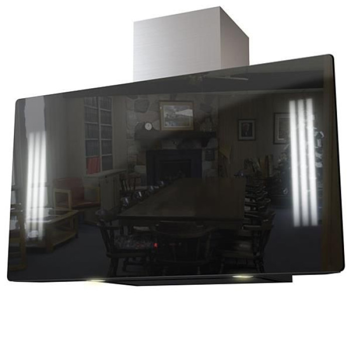 Вытяжка KRONASTEEL naomi silent mirror 900 black 5p-s Вытяжка KRONASTEEL naomi silent mirror 900 black 5p-s