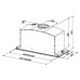 Вытяжка FABER INCA LUX GLASS EV8 X/BK A70 Вытяжка FABER INCA LUX GLASS EV8 X/BK A70