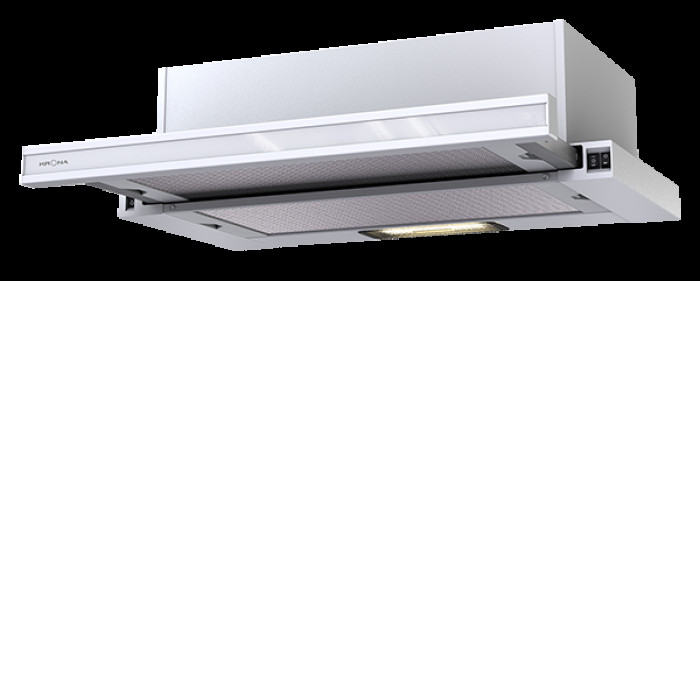 Встраиваемая вытяжка Kronasteel KAMILLA 600 GLASS WHITE (2М) Встраиваемая вытяжка Kronasteel KAMILLA 600 GLASS WHITE (2М)