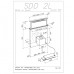 Вытяжка SIRIUS SDD2 L EM IX 60 Вытяжка SIRIUS SDD2 L EM IX 60
