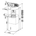 Вытяжка Faber Cylindra Isola EVO Plus WH Gloss A37 белый Вытяжка Faber Cylindra Isola EVO Plus WH Gloss A37 белый