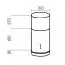 Вытяжка MBS MILTONIA 135 ISLAND INOX Вытяжка MBS MILTONIA 135 ISLAND INOX