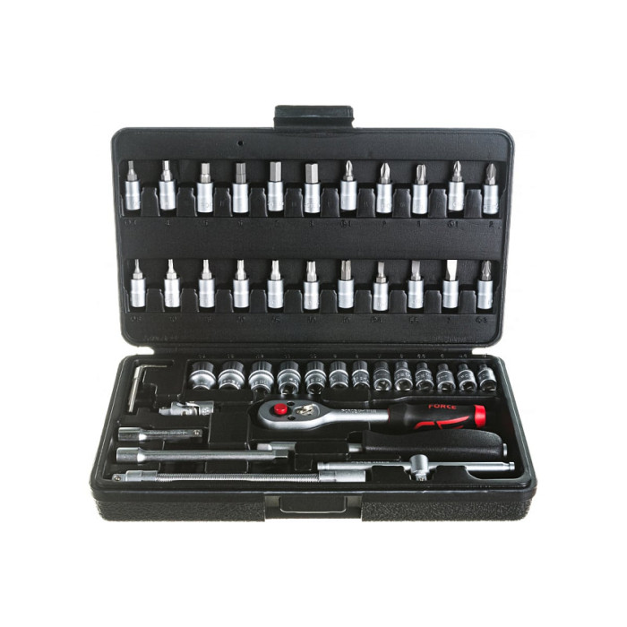 Набор инструмента Force 2462 1/4"DR 46пр Набор инструмента Force 2462 1/4"DR 46пр