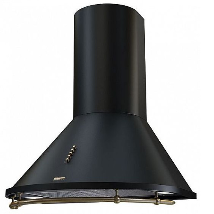 Вытяжка KRONASTEEL nikol 600 black/bronze push button Вытяжка KRONASTEEL nikol 600 black/bronze push button
