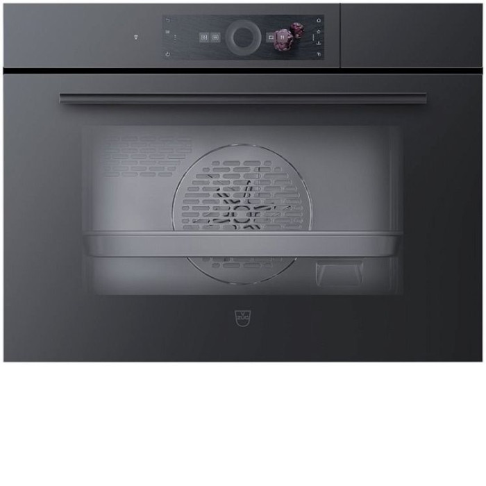 Паровой шкаф V-ZUG CombiSteamer V6000 45F CS6T-23033 чёрное стекло Паровой шкаф V-ZUG CombiSteamer V6000 45F CS6T-23033 чёрное стекло
