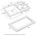 Кухонная мойка PAULMARK Tandem PM238250-DG