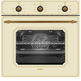 Электрический духовой шкаф AVEX RY 6060, бежевый Электрический духовой шкаф AVEX RY 6060, бежевый