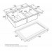 Кухонная мойка PAULMARK Twin PM237844-BS Кухонная мойка PAULMARK Twin PM237844-BS