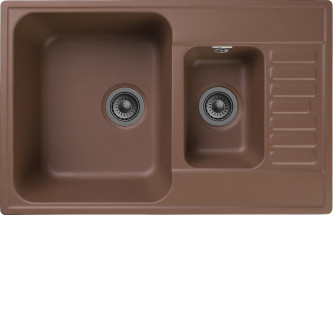 Кухонная мойка GRANFEST QUARZ GF-Z 21К терракот