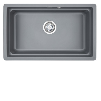 Кухонная мойка GRANULA KS-7303U алюминиум Кухонная мойка GRANULA KS-7303U алюминиум