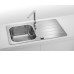 Кухонная мойка ALVEUS Line Maxim 80 SAT-90 1100216 (в комплекте с сифоном 1127251)