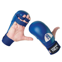 Накладки на кисть Green Hill Cobra KMС-6083 синий XL Накладки на кисть Green Hill Cobra KMС-6083 синий XL