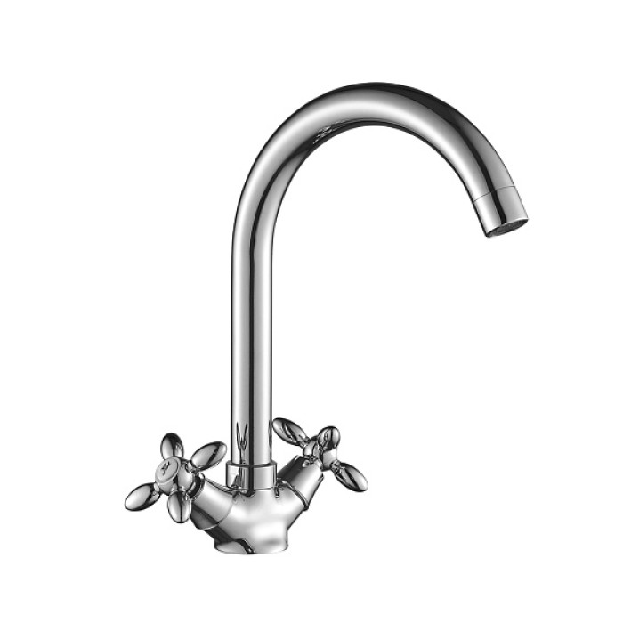 Смеситель DECOROOM DR53028 хром Смеситель DECOROOM DR53028 хром