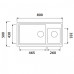 Кухонная мойка KAISER KG2M-8050-BP Кухонная мойка KAISER KG2M-8050-BP