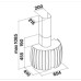 Вытяжка FALMEC Prestige Glass White 65 CPGN65.E0P2#ZZZF491F Вытяжка FALMEC Prestige Glass White 65 CPGN65.E0P2#ZZZF491F