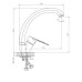 Смеситель DECOROOM DR23021 хром Смеситель DECOROOM DR23021 хром