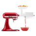 Набор из насадки-мясорубки и насадки-протирки KITCHENAID 5KSMFVSFGA Набор из насадки-мясорубки и насадки-протирки KITCHENAID 5KSMFVSFGA