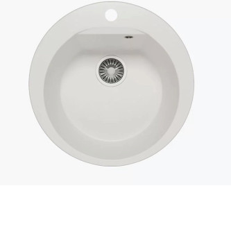 Кухонная мойка POLYGRAN Atol-520 №36 белый хлопок Кухонная мойка POLYGRAN Atol-520 №36 белый хлопок