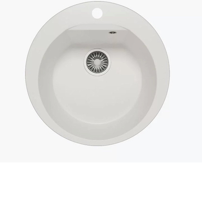Кухонная мойка POLYGRAN Atol-520 №36 белый хлопок Кухонная мойка POLYGRAN Atol-520 №36 белый хлопок