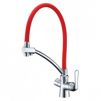 Смеситель LEMARK Comfort LM3070C-Red хром/красный