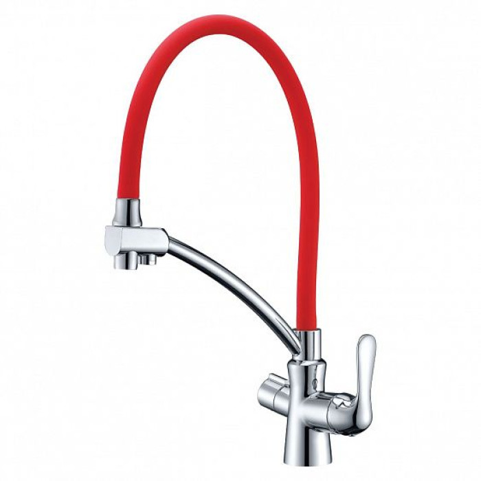 Смеситель LEMARK Comfort LM3070C-Red хром/красный Смеситель LEMARK Comfort LM3070C-Red хром/красный