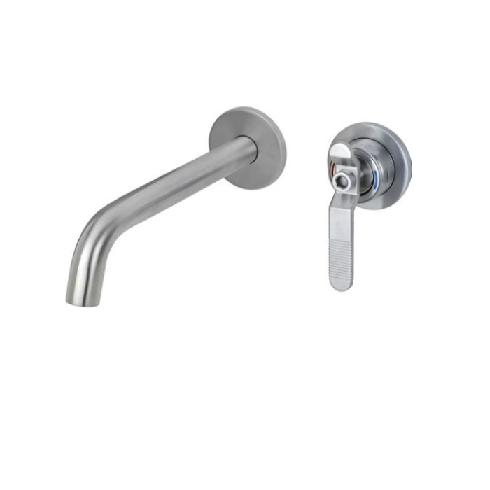 Смеситель BRONZE DE LUXE 1760'S LOFT матовый хром 5530CC