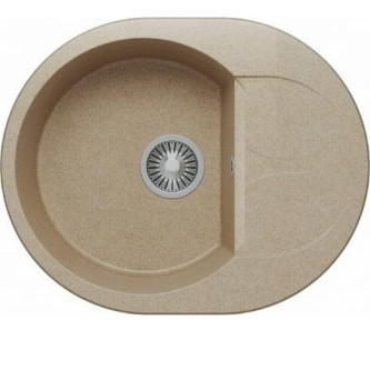 Кухонная мойка POLYGRAN Atol-620 №302 песочный Кухонная мойка POLYGRAN Atol-620 №302 песочный