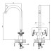 Смеситель DECOROOM DR52028 хром
