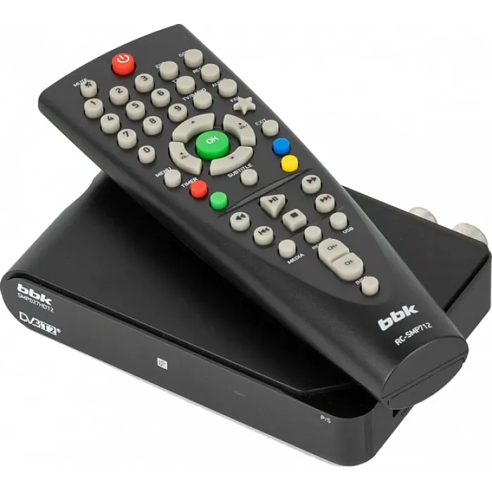 Ресивер BBK SMP027HDT2 черный Ресивер BBK SMP027HDT2 черный