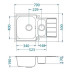 Кухонная мойка ALVEUS Maxim 70 SAT-90 1089614 (в комплекте с сифоном 1130555) Кухонная мойка ALVEUS Maxim 70 SAT-90 1089614 (в комплекте с сифоном 1130555)