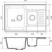 Кухонная мойка GRANFEST QUARZ GF-Z 21К терракот Кухонная мойка GRANFEST QUARZ GF-Z 21К терракот