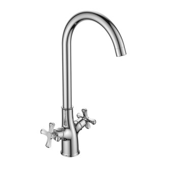 Смеситель DECOROOM DR52028 хром Смеситель DECOROOM DR52028 хром