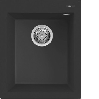Кухонная мойка ELLECI Quadra 100 Full Black 40 Кухонная мойка ELLECI Quadra 100 Full Black 40