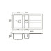 Кухонная мойка OMOIKIRI Kitagawa 100-2-GB 4993805 графит Кухонная мойка OMOIKIRI Kitagawa 100-2-GB 4993805 графит