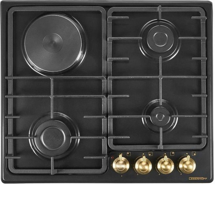 Варочная поверхность LEBENHOFF ОМ6031 Retro Black