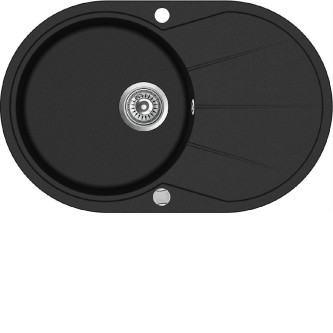 Кухонная мойка AQUASANITA Clarus SR101AW (black metallic 601)