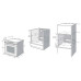 Духовой шкаф KORTING OKB 1360 CSGW MW Духовой шкаф KORTING OKB 1360 CSGW MW