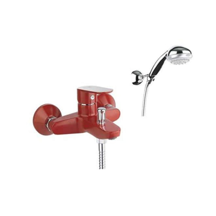 Смеситель FIORE Kevon Chic 81RX8150 red/chrome Смеситель FIORE Kevon Chic 81RX8150 red/chrome