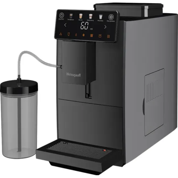 Кофемашина WEISSGAUFF WCM-322 DT Touch Cappuccino Кофемашина WEISSGAUFF WCM-322 DT Touch Cappuccino
