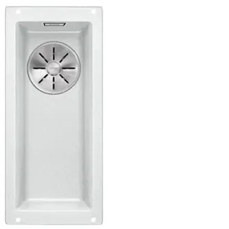 Кухонная мойка BLANCO SUBLINE 160-U SILGRANIT белый c отв.арм. InFino (арт.523400)