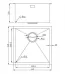 Кухонная мойка MILACIO Denia 44 Steel MC.77438 золото
