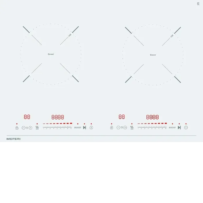 Варочная поверхность MEFERI MIH602WH ULTRA Варочная поверхность MEFERI MIH602WH ULTRA