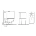 Унитаз GROSSMAN GR-4464SQ-K26 Унитаз GROSSMAN GR-4464SQ-K26