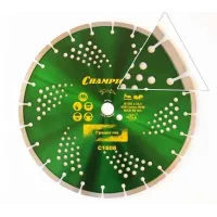 Диск алмазный CHAMPION pro 350/25,4/10 laser granitek Диск алмазный CHAMPION pro 350/25,4/10 laser granitek