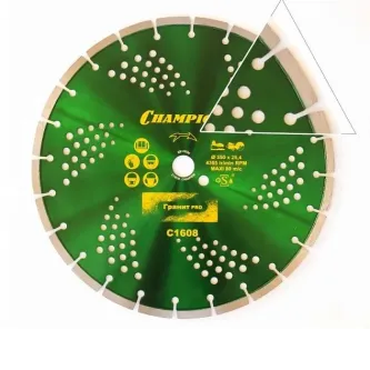 Диск алмазный CHAMPION pro 350/25,4/10 laser granitek
