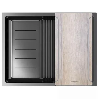 Кухонная мойка PAULMARK NEXT-MULTI SINK PM785845-GM