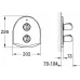 Термостат для душа GROHE Chiara 19159RR0 велюровый хром Термостат для душа GROHE Chiara 19159RR0 велюровый хром