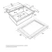 Кухонная мойка PAULMARK Brim-PRO PM705951-GM Кухонная мойка PAULMARK Brim-PRO PM705951-GM
