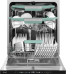 Посудомоечная машина WEISSGAUFF BDW 6140 Ultra Real Autoopen Infolight Посудомоечная машина WEISSGAUFF BDW 6140 Ultra Real Autoopen Infolight