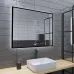 Зеркало GROSSMAN PRAGMA-норма BLACK 1000х800х45 мм 18100802